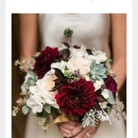 Bouquet sui toni Bordeaux - 1