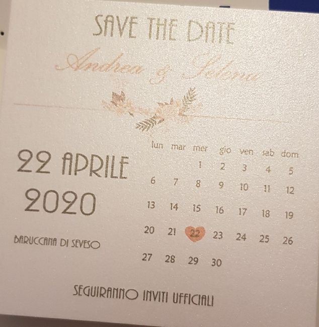 Save the date - 2