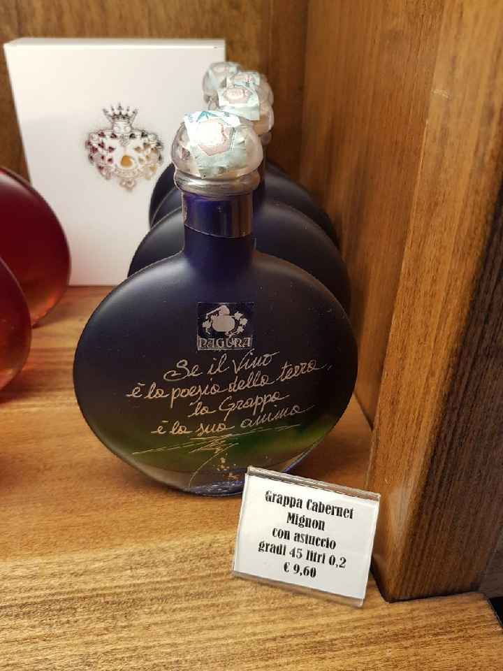 Bomboniera bottiglia grappa - 1