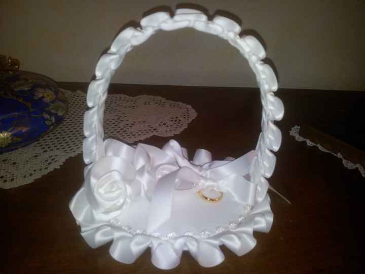 Ecco il nostro cestino porta fedi! - 1