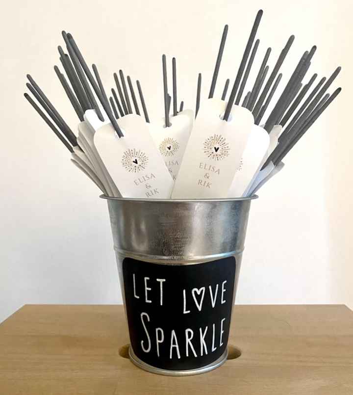 Scintille per taglio della torta - 1