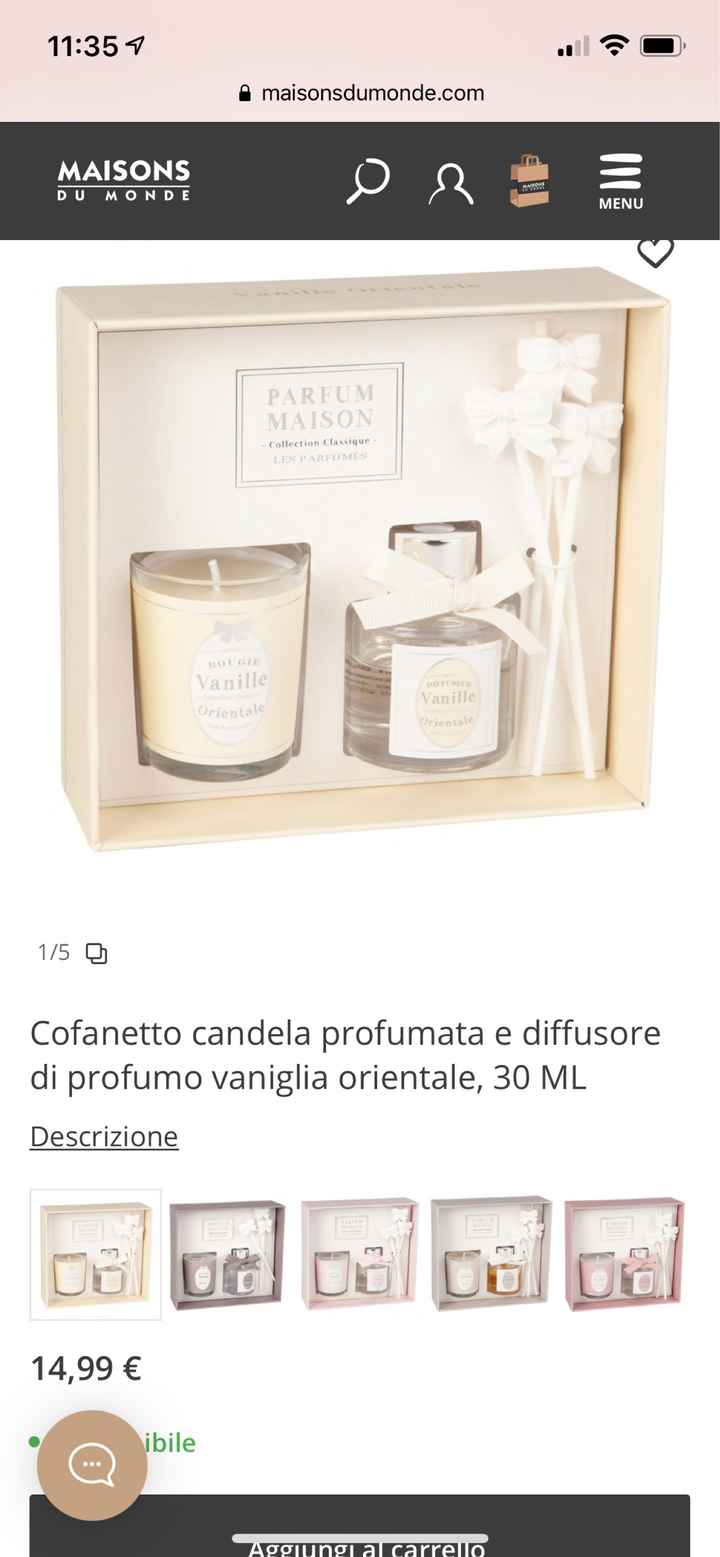 Bomboniere candele profumate - 1