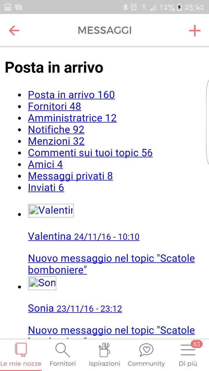 Questa è la grafica che mi si presenta da una settimana 