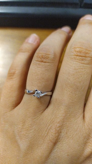 E ora mostraci una foto del tuo anello di fidanzamento! 14