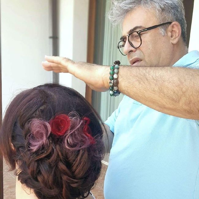 Raccolti con capelli fini - 1