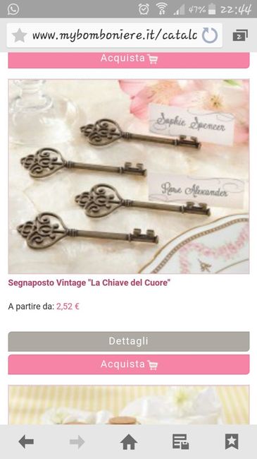 Tableux con chiavi - 1