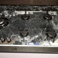 Piano cottura cristallo/vetro temperato - 1