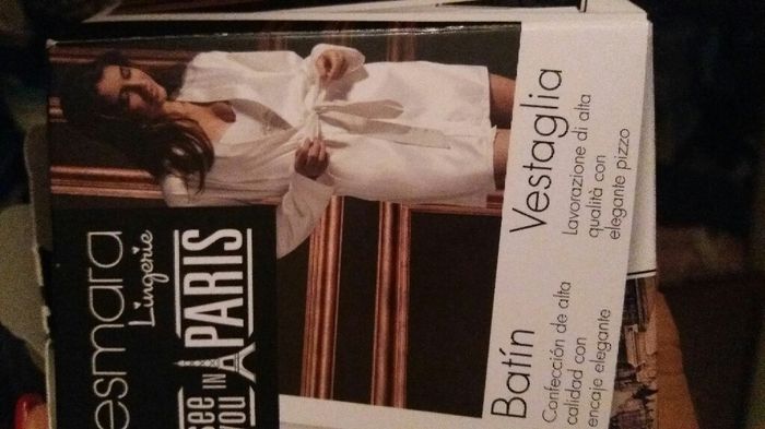 Vestaglia da sposa.. affare da lidl.. - 1