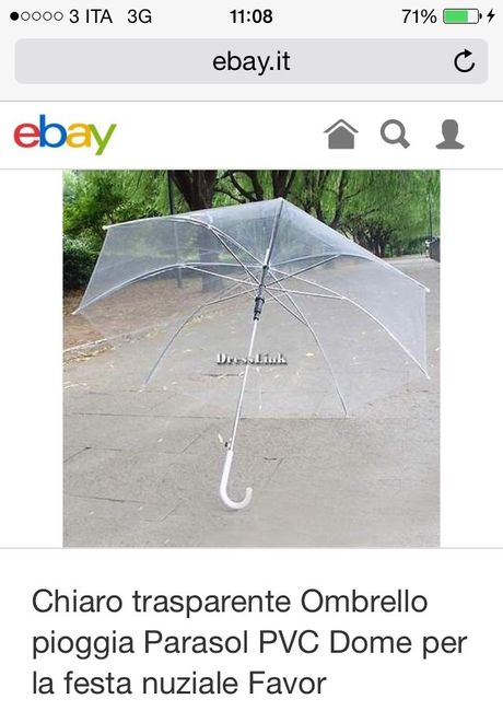 Cosa ne pensate di questo ombrello?