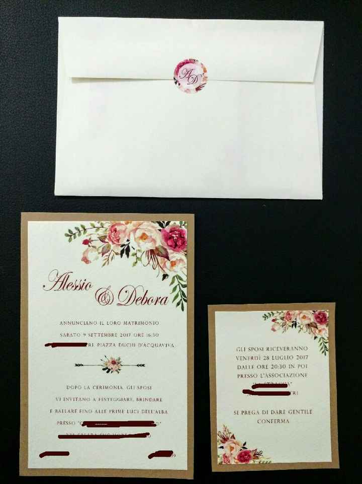 Partecipazioni consegnate - 1