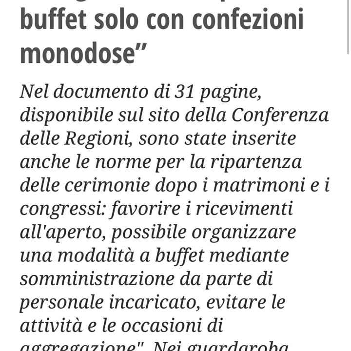 Ragazze forse abbiamo il decreto wedding dalle regioni! - 1