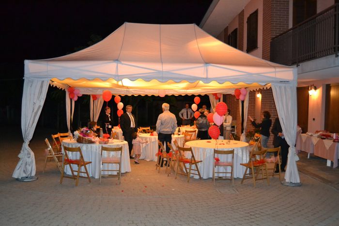 Battesimo nipotina, rosa e rosso