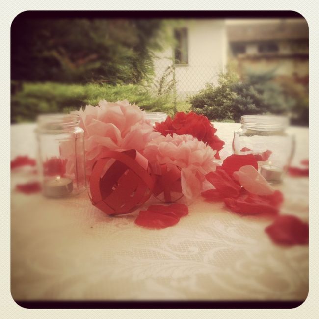 addobbo tavolo FAI DA TE