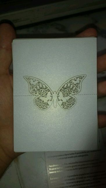 Segnatavolo farfalla - 2