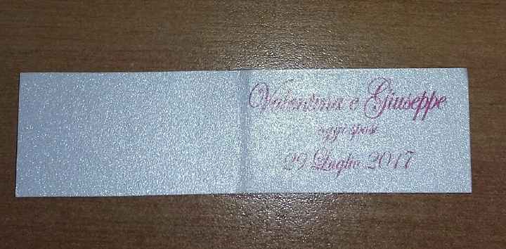 Bigliettini per bomboniere. - 2