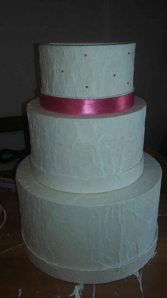 La mia torta porta buste in work in progress..... - 2