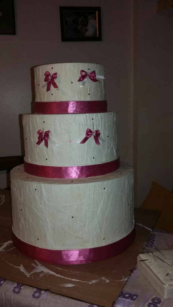 La mia torta porta buste in work in progress..... - 2