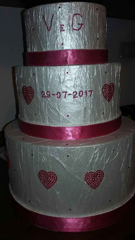 La mia torta porta buste in work in progress..... - 1