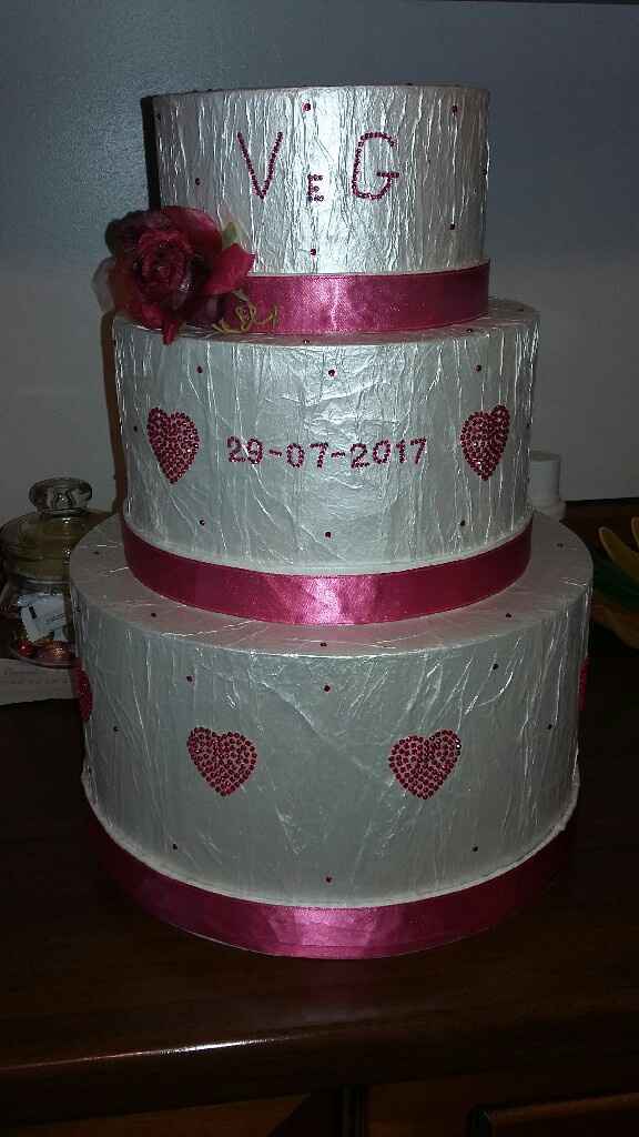 La mia torta porta buste in work in progress..... - 2