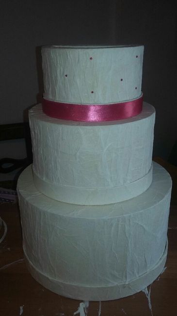 La mia torta porta buste in work in progress..... - 2