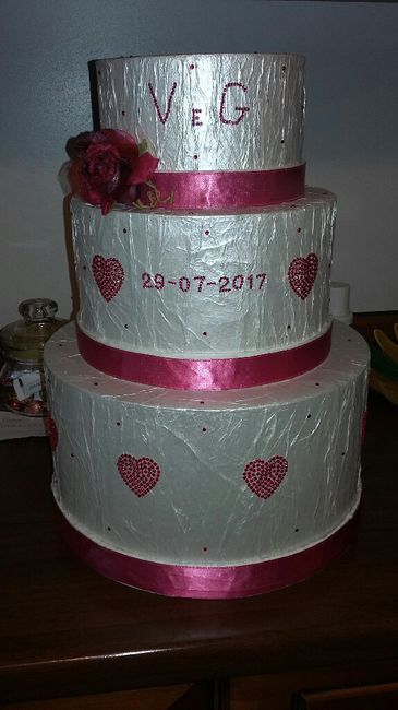 La mia torta porta buste in work in progress..... - 2