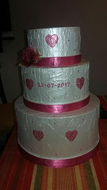 La mia torta porta buste in work in progress..... - 1