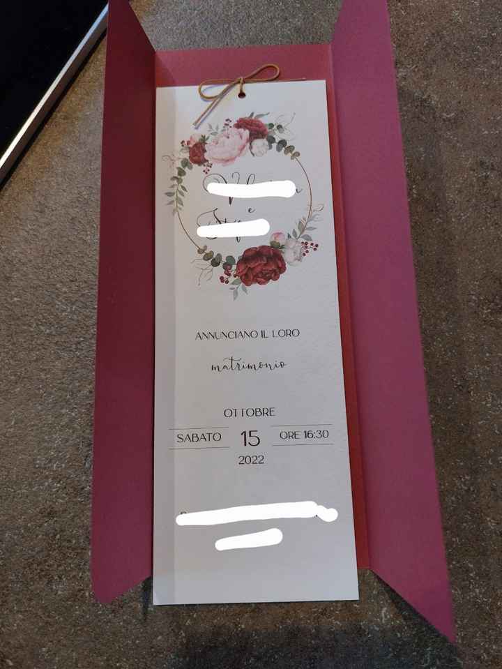 Uscite le partecipazioni!! - 1