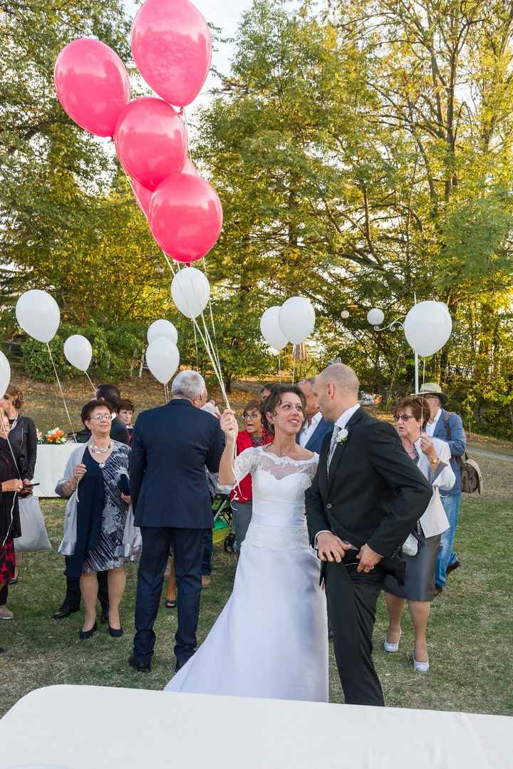 lancio dei palloncini