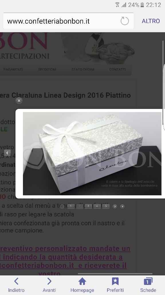 Bomboniere claraluna 2017 - 2