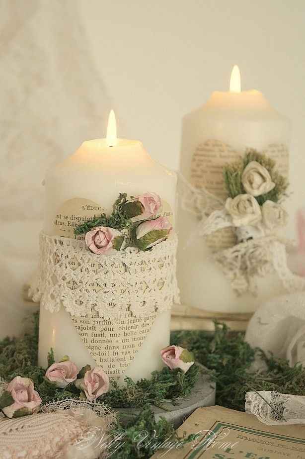 candele segnaposto