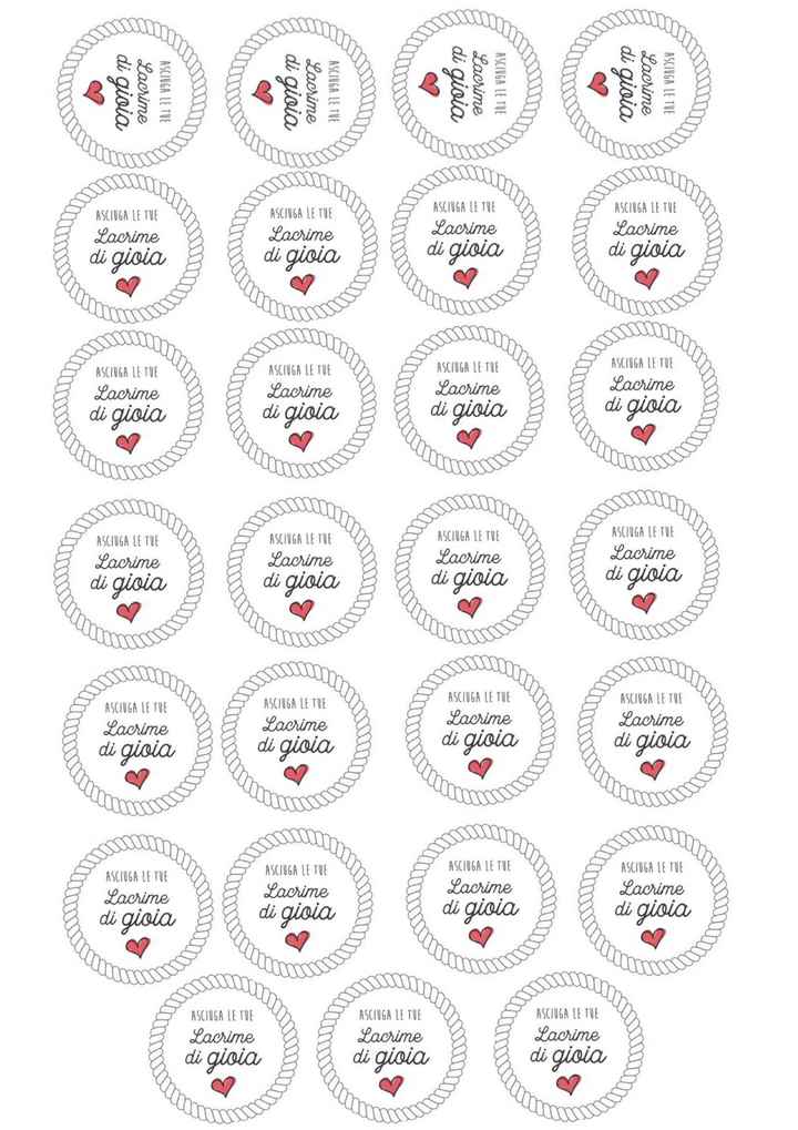 Ecco le mie etichette per le wedding bag - 2