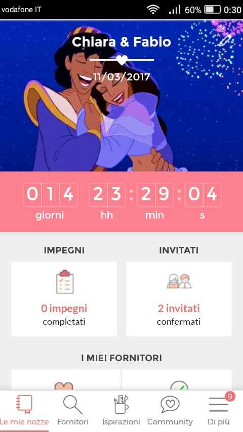 Quanti giorni mancano alle tue nozze? - 1