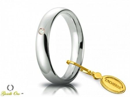 fede oro bianco e diamante