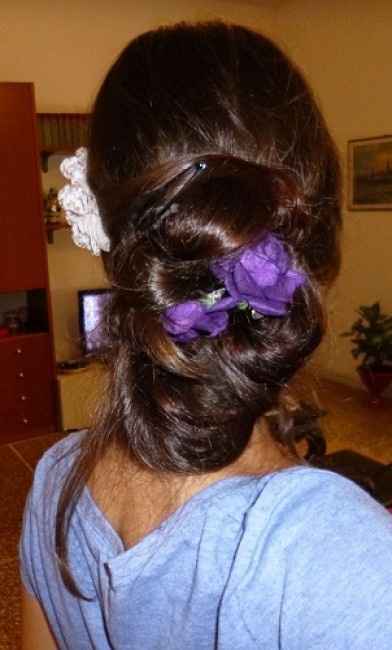 acconciatura fatta da me