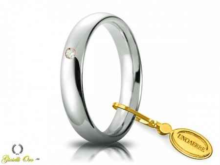 fede oro bianco e diamante