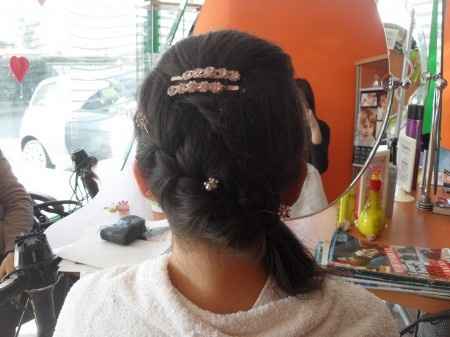 treccia laterale prima prova