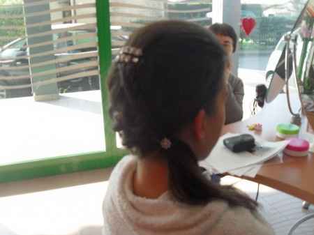 treccia laterale prima prova