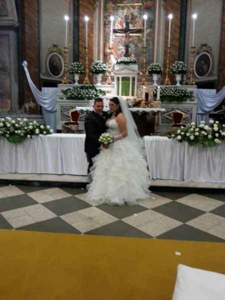 sull altare io e il mio maritino 