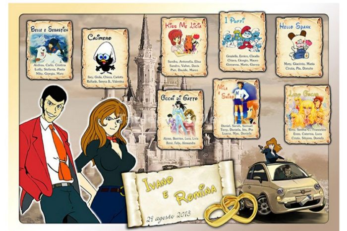 Tableau de mariage fai da te 3