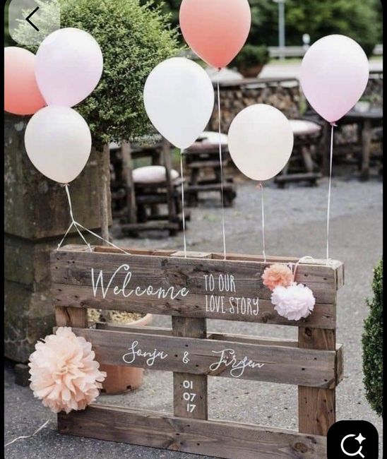 Cartello di benvenuto fai da te 2