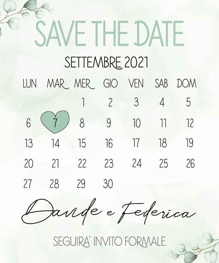 Save the date - 1