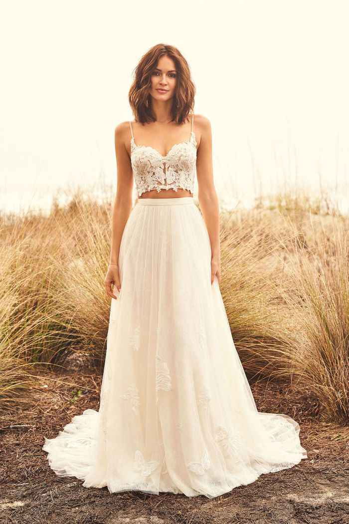 Abiti da sposa due on sale pezzi 2020