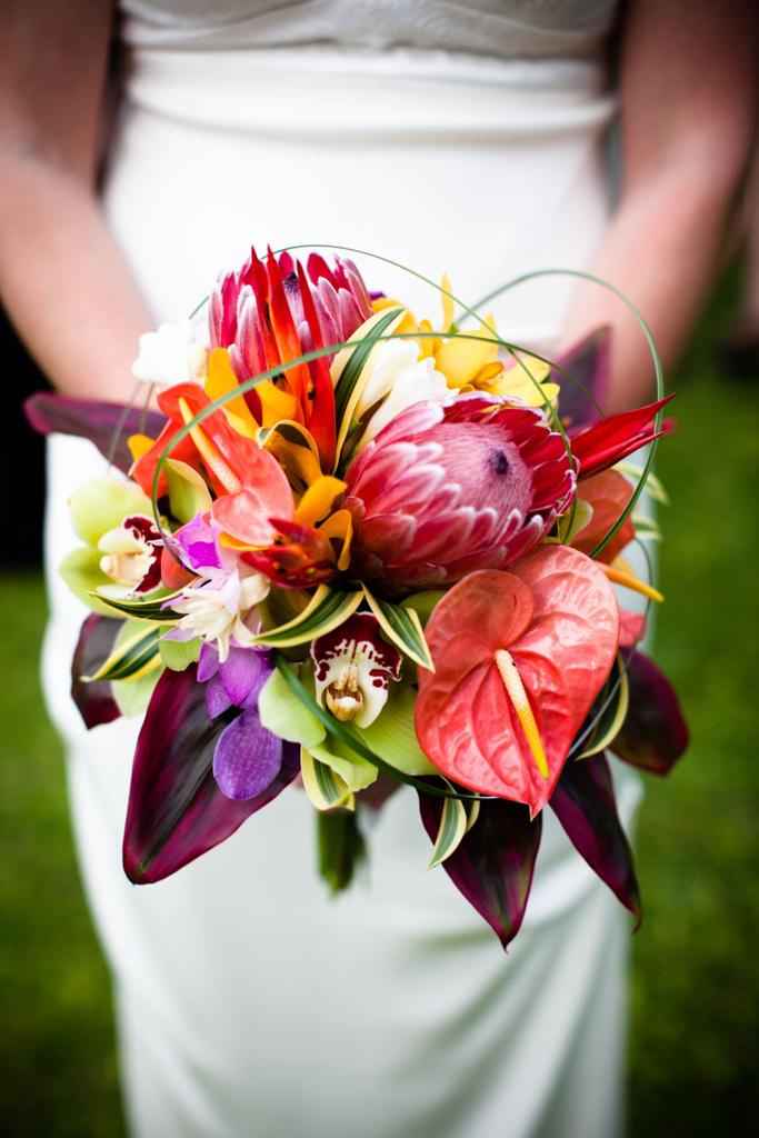 Un matrimonio con fiori tropicali - 17