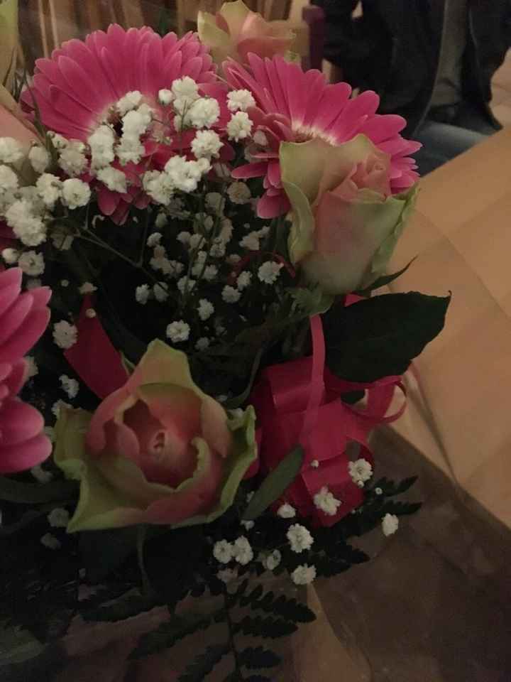 Rose tonalità verde/rosa - 1