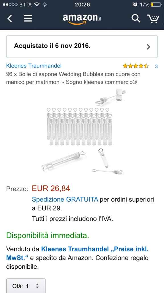 Amazon e shopping matrimonio - 3