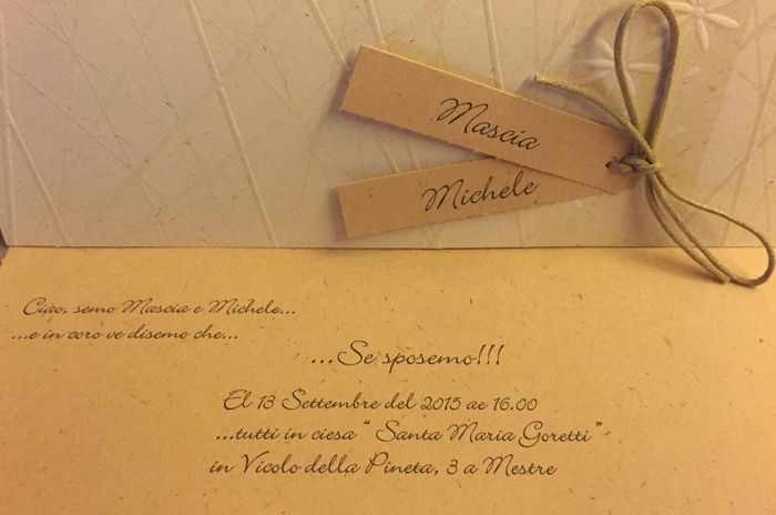 i miei inviti...veneti ;-)