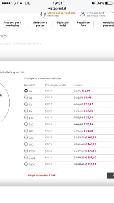 Partecipazioni con vistaprint - 1