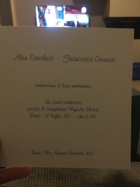 Partecipazioni albero dell'amore - 2