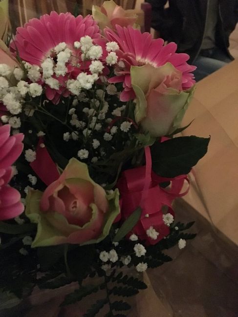 Rose tonalità verde/rosa - 1