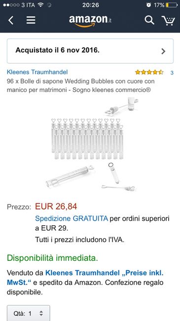 Amazon e shopping matrimonio - 3